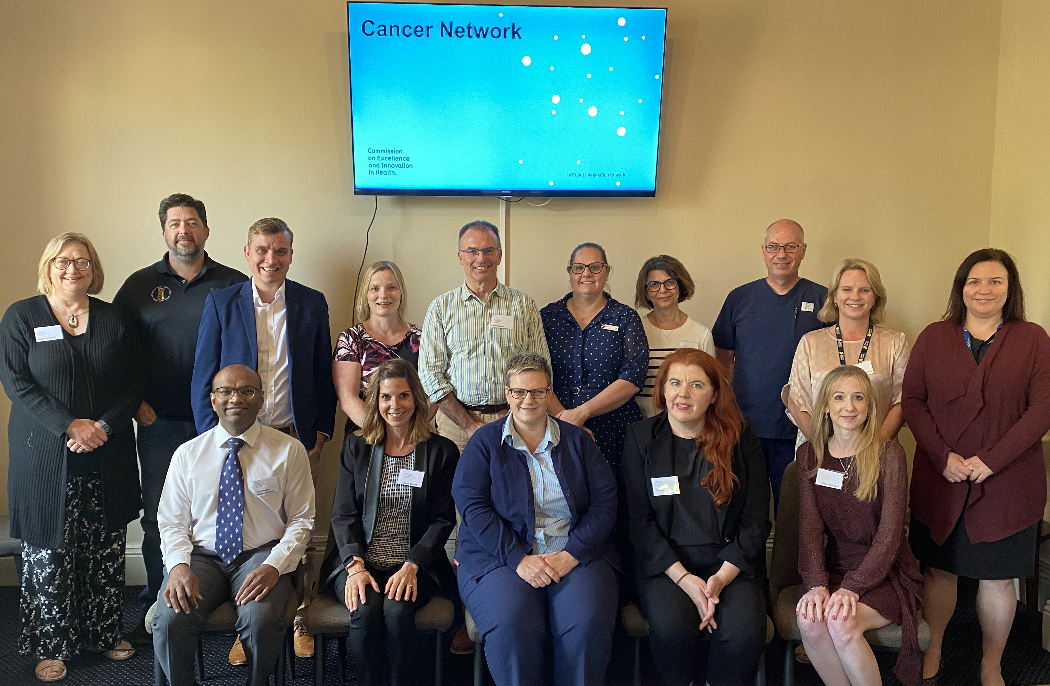 Group photo showing the members of the Cancer Clinical Network Steering Committee